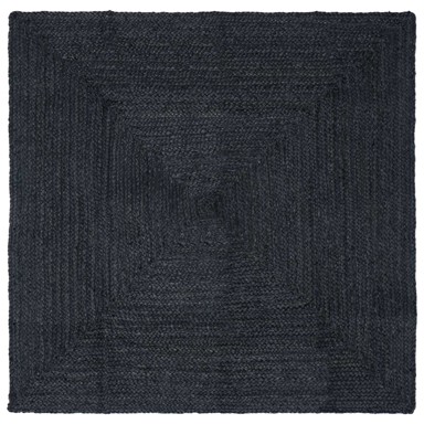 Tepih od jute, 300 x 300 cm, tamnosivi
