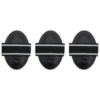 Čelične četke za timarenje, 3 kom, crne