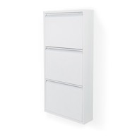 SPINDER DESIGN Bijeli metalni ormarić za cipele Billy 