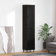 Kuhinjski ormarić 34,5x34x180 cm, crni hrast