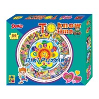 DENIS Puzzle Nauči na sat, 26 dijelova, promjer 57.6 cm, 3+