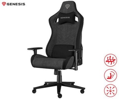 GENESIS Gaming stolica TRIT 660 RGB, crna