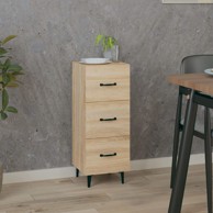 Komoda boja hrasta sonome 34,5x34x90 cm od konstruiranog drva