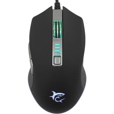 WHITE SHARK Miš GM-5002 Octavius, crni, 6400 dpi, optički, žičani