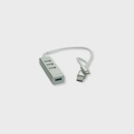 ROLINE HUB USB 2.0 Type-A + Type-C, 4-portni