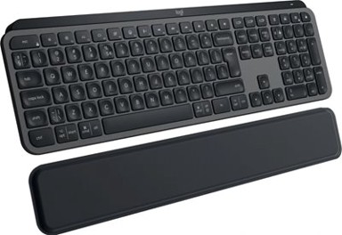 LOGITECH Tipkovnica MX Keys S Plus, bežična, crna