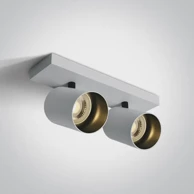 Nadgradni reflektor, DM65205N/W, 2xGU10, 10W, bijela