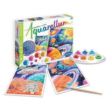 AQUARELLUM PHOSPHO Kreativni set za slikanje, Svemir