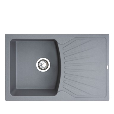 METALAC Sudoper standardni XGRANIT XQUADRO PLUS, sivi