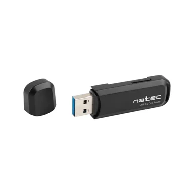 NATEC Čitač kartica Scarab 2, USB 3.2 Gen 1 Type-A, crni