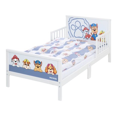 ROBA Bijeli/plavi dječji krevet 70x140 cm Paw Patrol