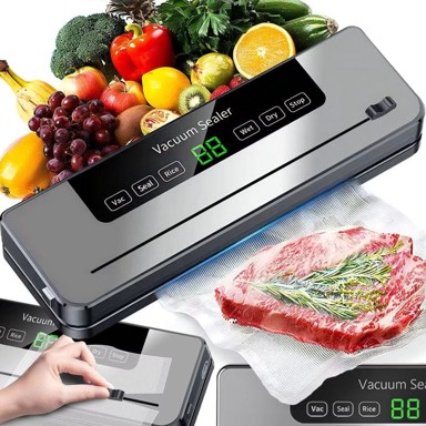 DEXXER Aparat za vakuumiranje, LCD zaslon osjetljiv na dodir, ugrađeni rezač, 140 W