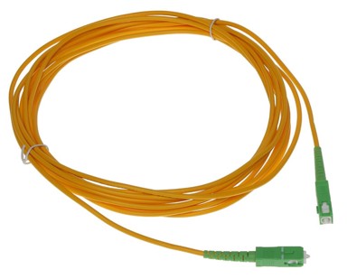 Optički patch kabel SC/APC – SC/APC, jednomodni 9/125, simplex, PVC, 5 m