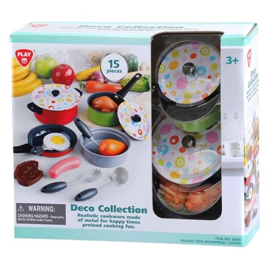 PLAYGO Set posuđa Deco Collection, 15 kom