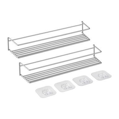 METALTEX Set od 2 zidne police za začine