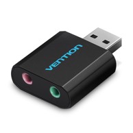 VENTION USB Zvučna kartica, crna