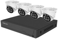 FOSCAM Sigurnosne kamere sa snimačem FN9108E-T4-2T, bijele