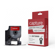 CAPTURE Traka za izradu naljepnica CA-S0720680, crna