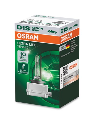 OSRAM Xenarc Ultra Life D1S, 4200K, xenon žarulja, do 4x dulji radni vijek