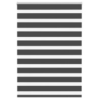 Zavjesa zebra crna 115x150 cm širina tkanine 110,9 cm poliester