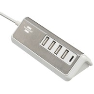 BRENNENSTUHL Stolna utičnica 4xUSB-A + 1xUSB C, 1,5m, siva