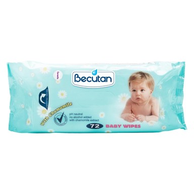 BECUTAN Vlažne maramice 72/1 72 kom 698003