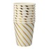 MERI MERI Papirnate jednokratne čaše GOLD SWIRL, set, 8 kom