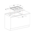 WHIRLPOOL Ugradbena plinska ploča GMT 6422 OW, 60 cm, 4 zone, bijela