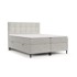 MAISON DE RÊVE Boxspring krevet Urbaneo 140x200 cm s podnicom i prostorom za pohranu, svijetlo sivi