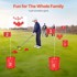 VEVOR Set za golf, 6 rupa, prijenosni, za vanjsku upotrebu, za vježbu, 300 x 310 mm