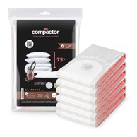 COMPACTOR Vakuum vrećice za odjeću u setu 6 kom, Vacuum L