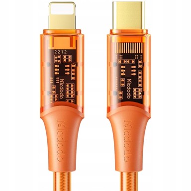 MCDODO USB-C Lightning kabel za brzo punjenje 36 W 1 m za iPhone 11/12/13/14, bijeli