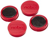 NOBO Magneti Φ38 mm, crveni, 4/1