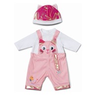 BABY BORN Romper s kapom Mačka, 43 cm