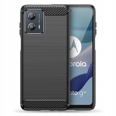 TECH-PROTECT TPUCarbon maska za Motorolu Moto G53, crna