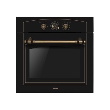 AMICA Ugradbena pećnica TR110TB, Retro, crna