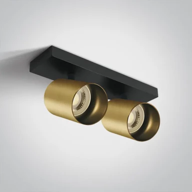 Nadgradni reflektor, DM65205N/BBS, mesing, 2xGU10, 10W, 220V