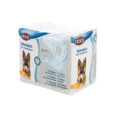 TRIXIE Pelene za ženske pse XL 40-58 cm, 12 kom