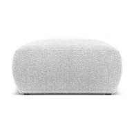 MICADONI HOME Svijetlo sivi tabure od bouclé tkanine Molino 