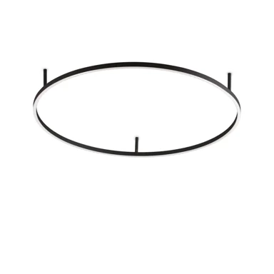 IDEAL LUX Stropna svjetiljka Oracle Slim ID341965, PL, D090, 2700 K, on-off, crna