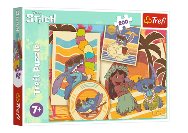 TREFL Puzzle 200 komada Glazbeni svijet Lilo & Stitch 13304