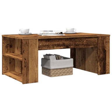 Stolić za kavu boja staro drvo 102x55x42 cm konstruirano drvo