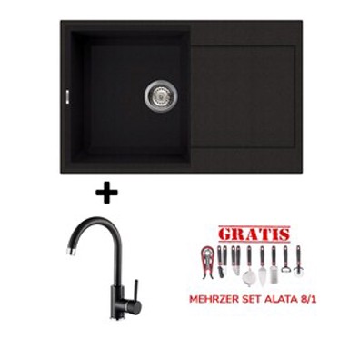 ELLECI Set Easy 300 + slavina SHR J, Nero