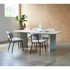 UNIQUE FURNITURE Svijetlo sivi blagovaonski stol 90x200 cm Palma 