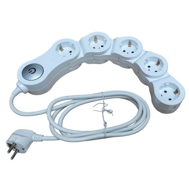 WERTOR Produžna priključnica gibljiva 5/1,5met