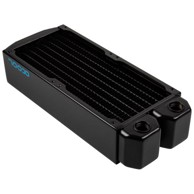 ALPHACOOL Dvostruki radijator NexXxoS XT45, bakreni, 92mm, crni