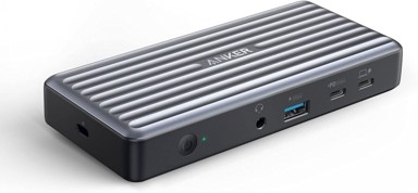 ANKER Priključna stanica PowerExpand, 9 u 1, USB-C, 60 W, 20 W PD, 4K HDMI i DP, USB 3.0/2.0, gigabitni Ethernet, audio