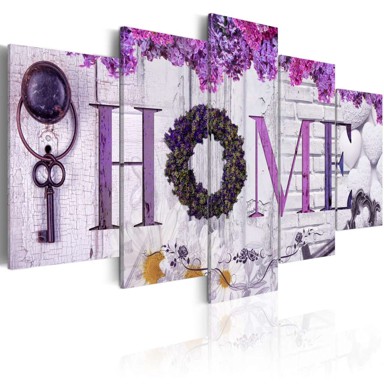 Slika Purple House 100x50