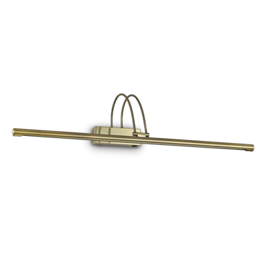 LED zidna svjetiljka Bow, D76, brunito