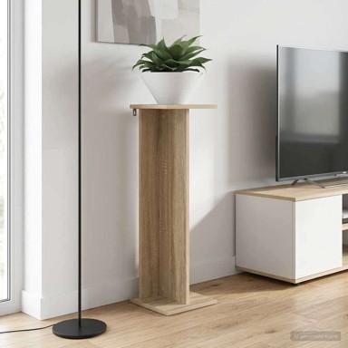 Stalak za biljke, 2 kom, sonoma hrast, 25 x 25.5 x 80.5 cm